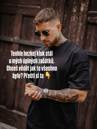 Tohle je Lukáš @l_cartel 💥 Znám ho dlouho, dokonce nám pro @what_you_want_what_you_want něco fotil. Prostě jsem ho...